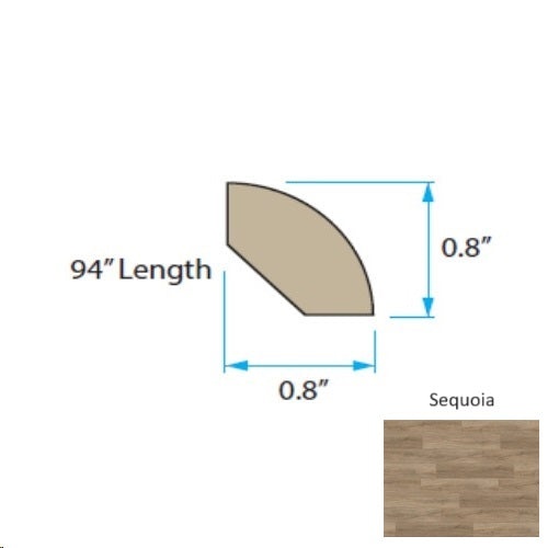 Summit Sequoia Luxury Vinyl Quarter Round Trim