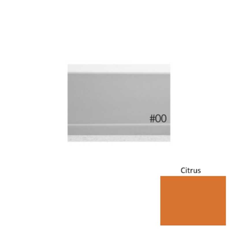 Pinnacle Plus #00 Simplicity Citrus Rubber Coil Wall Base - 4" X 60 Ft