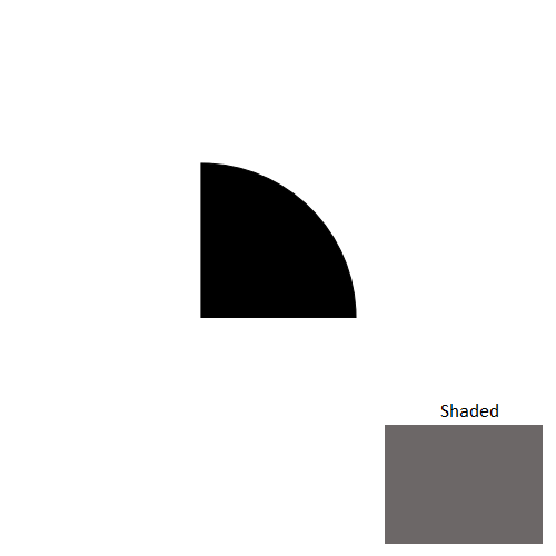 Johnsonite Shaded Rubber Millwork Quarter Round Trim