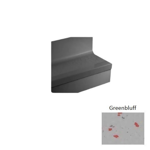 Johnsonite Greenbluff Cubis Rubber Stair Tread With Riser