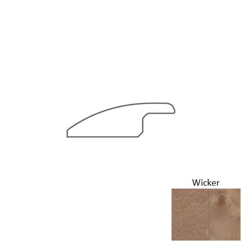 Wicker Hardwood Moulding / Trim - 2.16" X 78" Overlap Reducer - Smooth