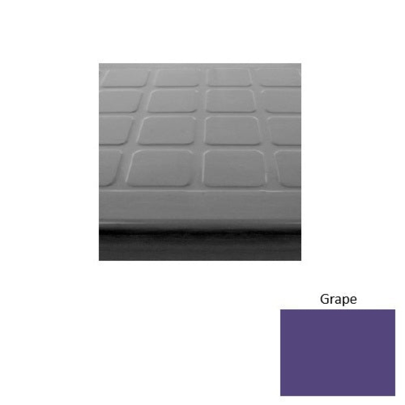 Solid 94 Grape Raised Square Rubber Stair Tread