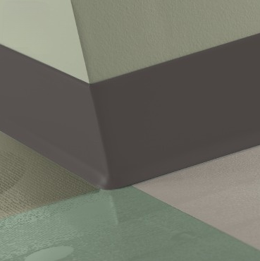 Johnsonite Fudge Vinyl Traditional Wall Base - 6" X 48" X .080" Toe - Traditional Wall Base