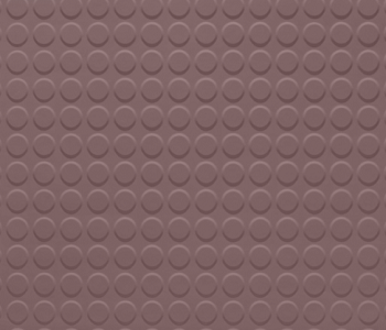 Johnsonite Misted Plum Raised Round Solid Color Rubber Tile - Textured