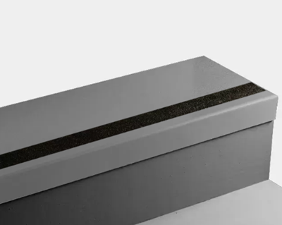 Johnsonite Silver Grey Fast Lane Stair Tread