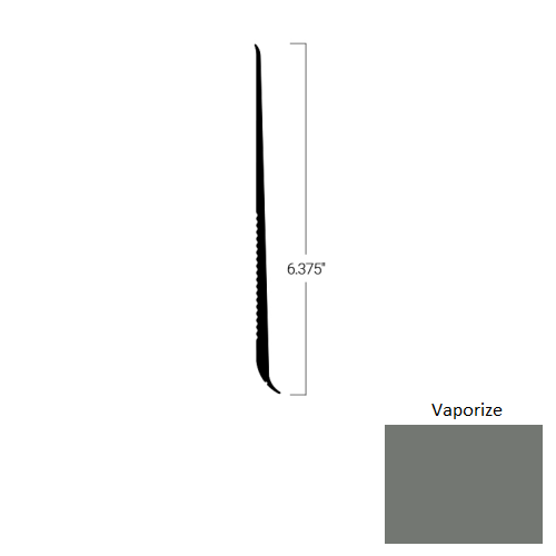 Johnsonite Vaporize Tightlock Resilient Rubber Base – 6 3/8" x 48" x 1/4" Cove
