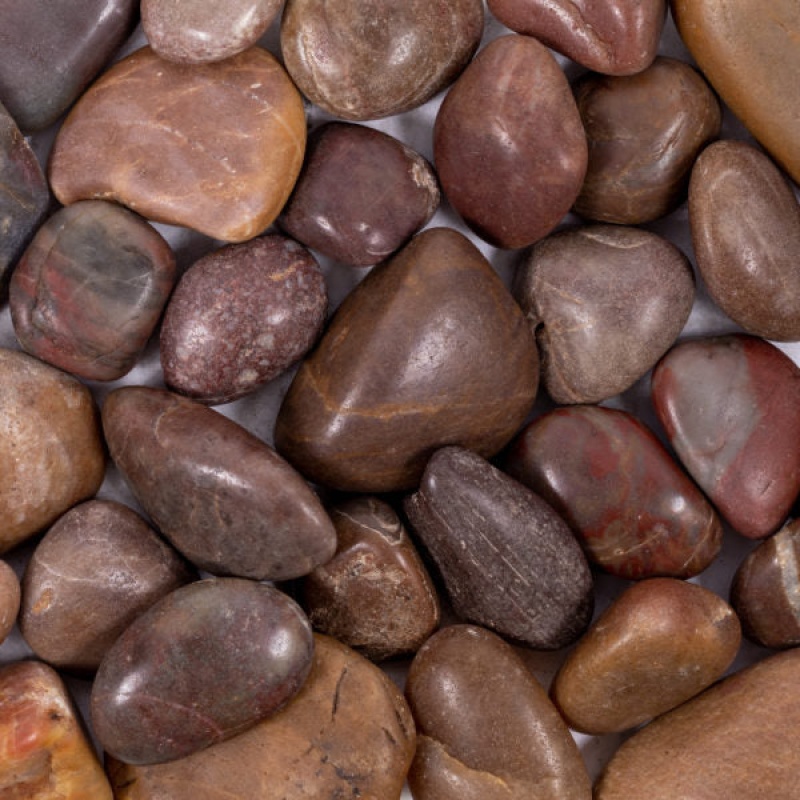 Red Medium Marble Pebble - 2-5 Cm - Random Size