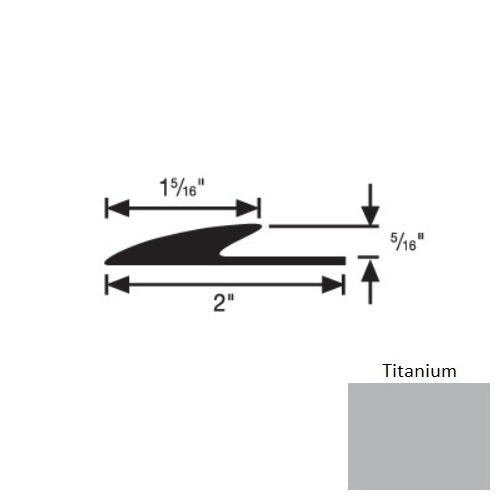 Flextones Titanium Vinyl 184 Transition Edge Guard