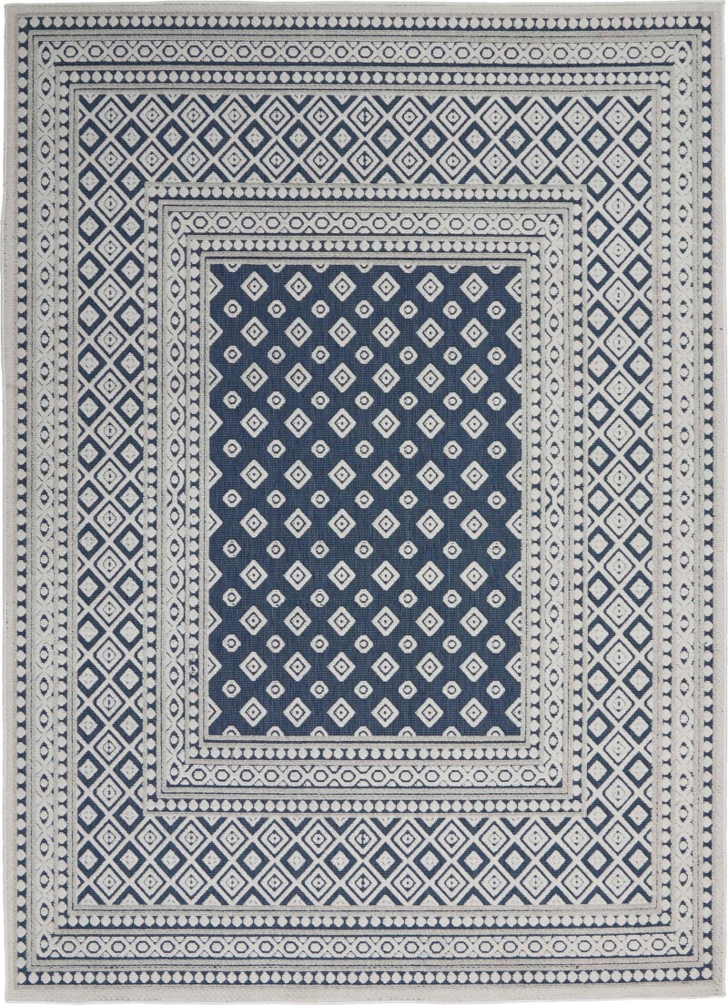 Key Largo Blue Modern Area Rug