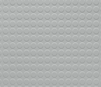Johnsonite Platinum Raised Round Solid Color Rubber Tile - Textured