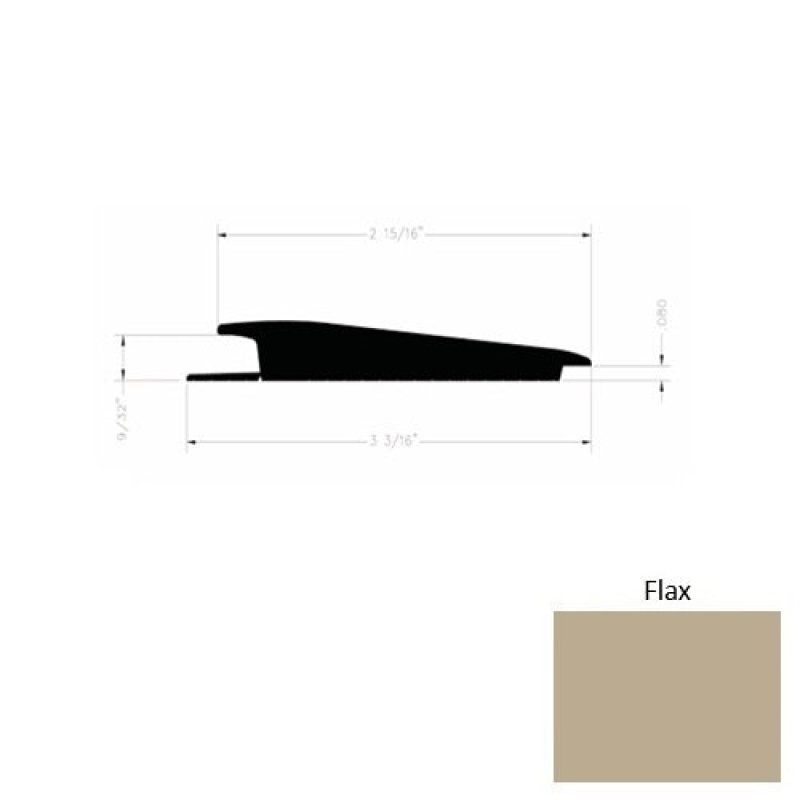 Solid 73 Flax Rubber Rolling Traffic Transition