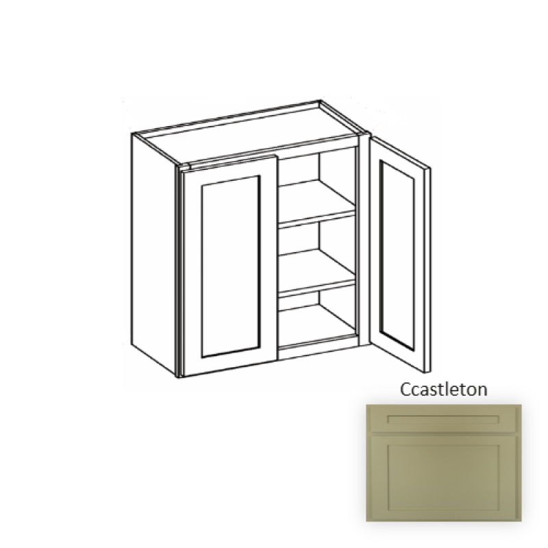 W3330 Castleton Wood Kitchen Wall Cabinet