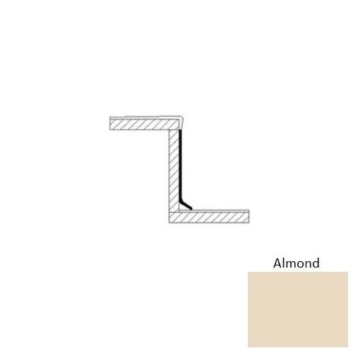 Flextones Almond Rubber Risers 7" x 72"