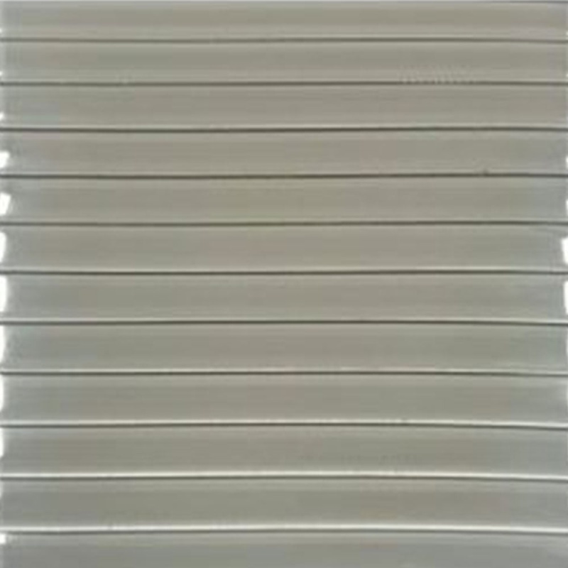 Aquatica Earth Smoke Deco Glass Mosaic - 1" x 12" - Glossy