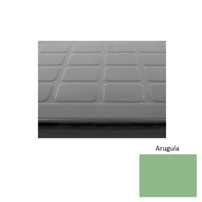 Solid 94 Arugula Raised Square Rubber (Sq) Stair Tread - Textured