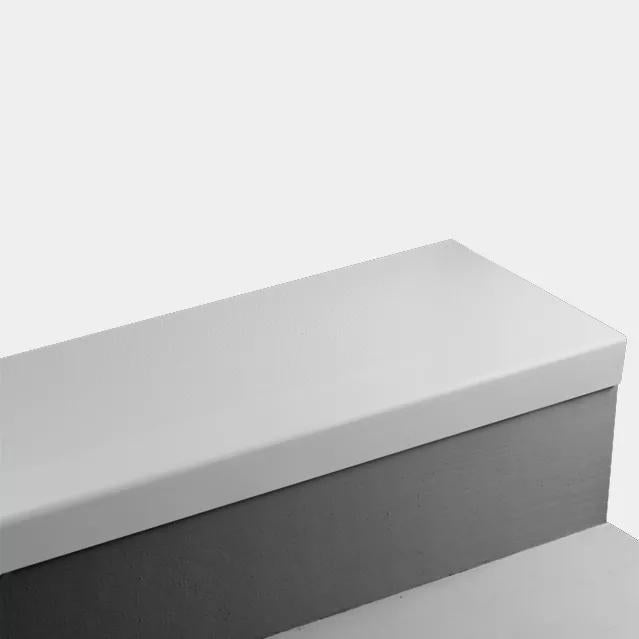 Johnsonite White Slipper Hammered Rubber Stair Tread