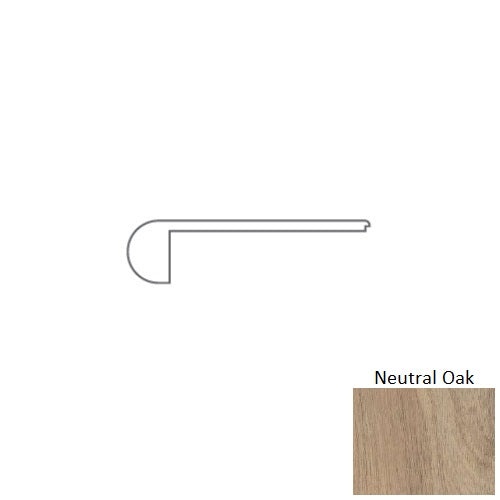 Neutral Oak Luxury Vinyl Flush Stair Nose