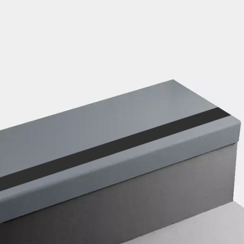 Johnsonite Blue Lagoon Hammered Rubber Stair Tread