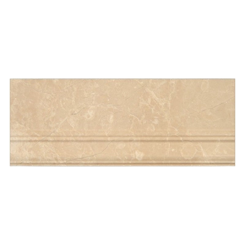 White Pearl Marble Baseboard - 5" X 12" - Polished