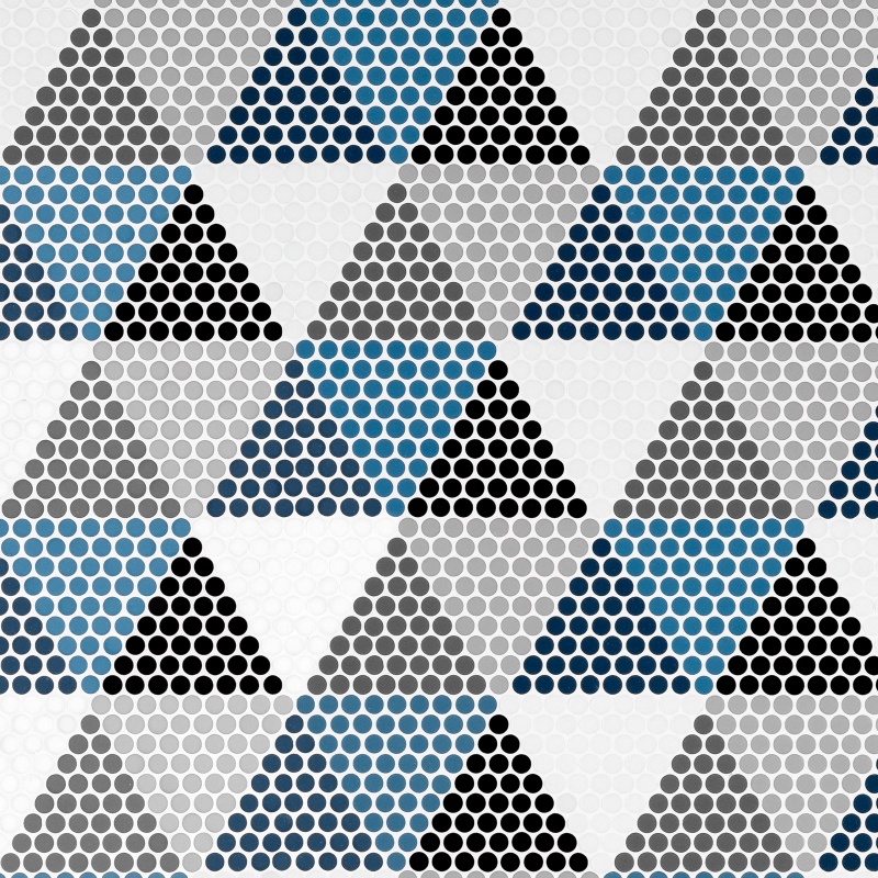 Clearance Sale! Geometro Hygge Glow Recycled Glass Mosaic