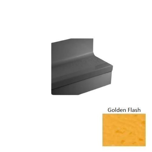 Johnsonite Golden Flash Cubis 19" X 54" Angle Fit Speckled Stair Tread with Riser