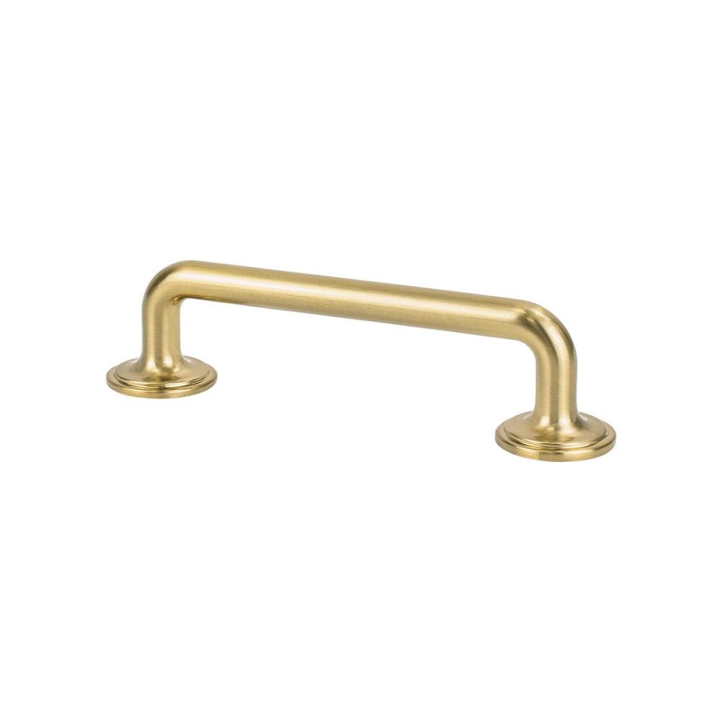 Berenson Folklore Zinc Bar Pull - Modern Brushed Gold