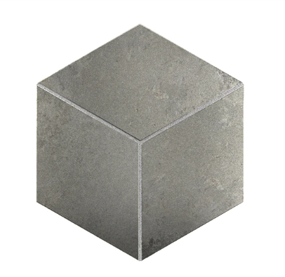 Emergent Aluminum 3D Porcelain Mosaic - Cube - Light Polished