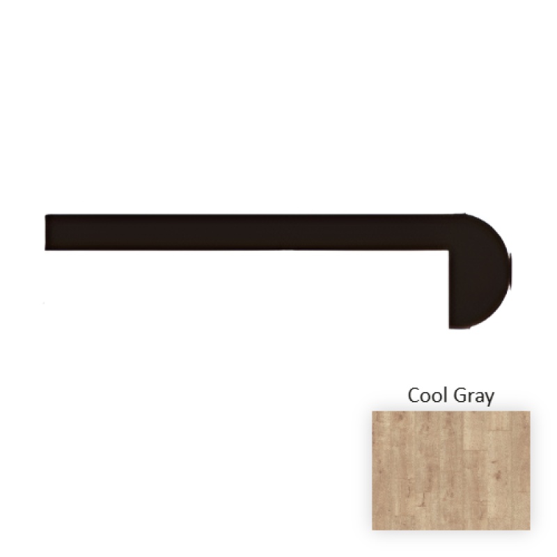 Black Forest Moonlight Cool Gray Flush Stair Nose