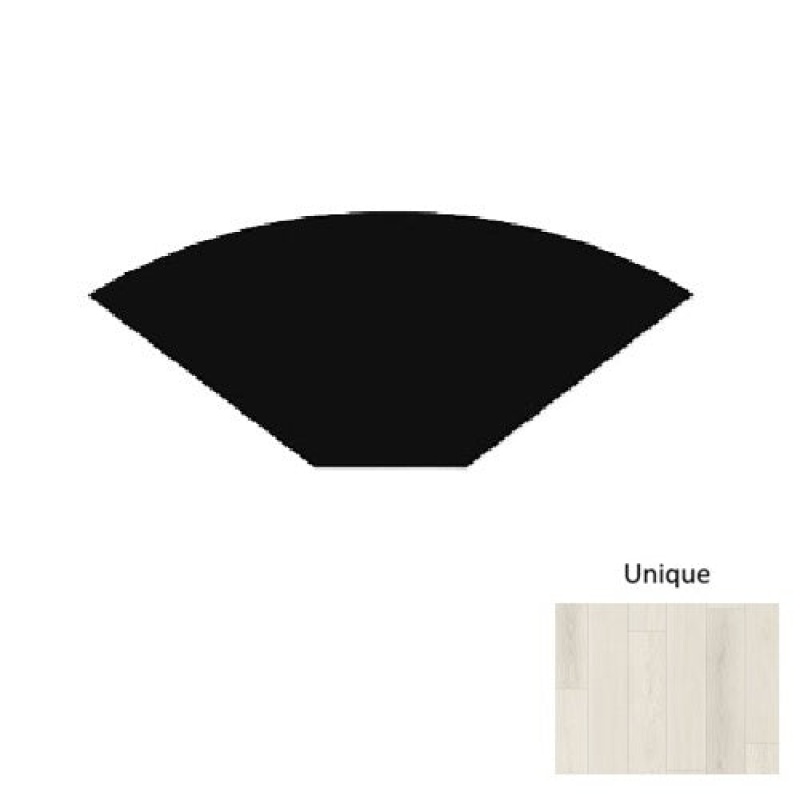 Paradise Unique Laminate Wood Moulding / Trim - 94" Quarter Round - Wire Brushed