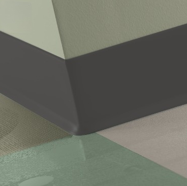 Johnsonite Dark Brown Vinyl Traditional Wall Base - 4" X 48" X .080" Toe - Traditional Wall Base