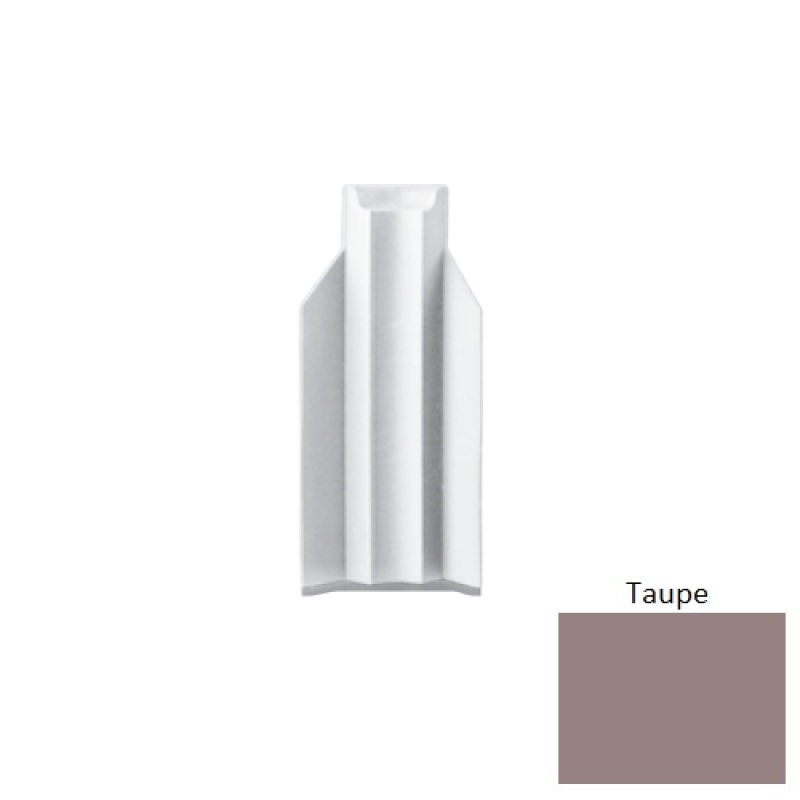 Taupe Rubber 4 1/4" Inside Corner Blocks