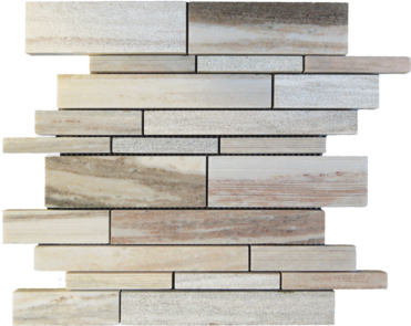Pietra Antica Metropolitan Contempo Wooden Gray Natural Stone Mosaic