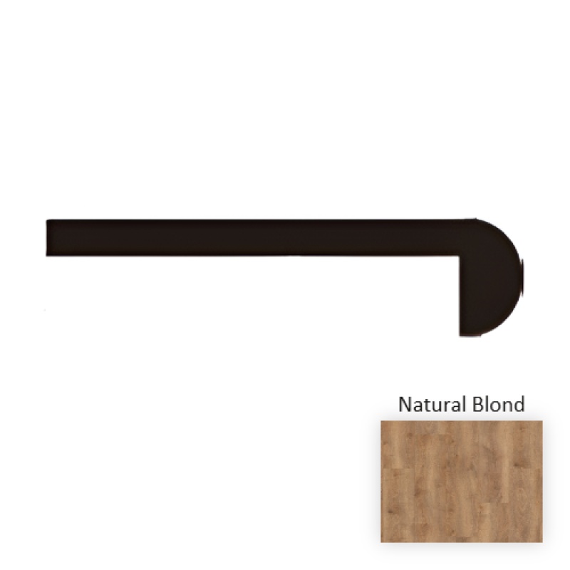 EspañA Grande Santander Natural Blond Laminate Wood Moulding / Trim - 94.49" Flush Stair Nose - Embossed