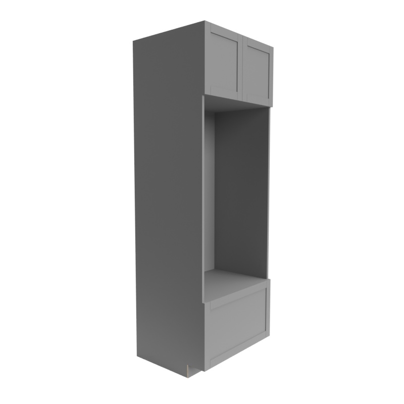 Single Shaker Grey Gloss Wood Kitchen Oven Cabinet