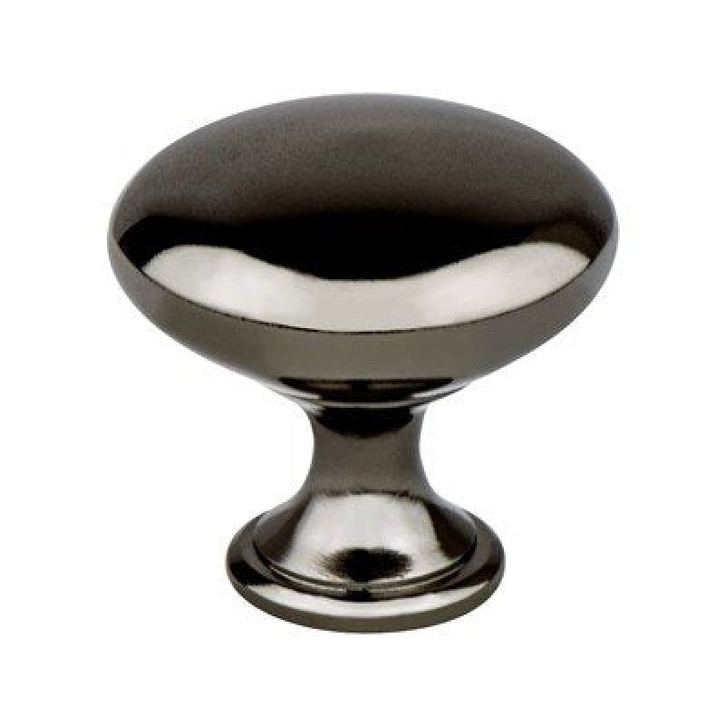 Advantage Plus Advantage Plus Two Zinc Cabinet Knob - Black Nickel - 1 1/8" Diameter