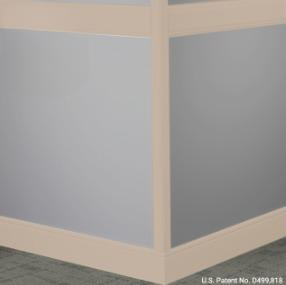 Beige Rubber Moulding / Trim Chair Rail