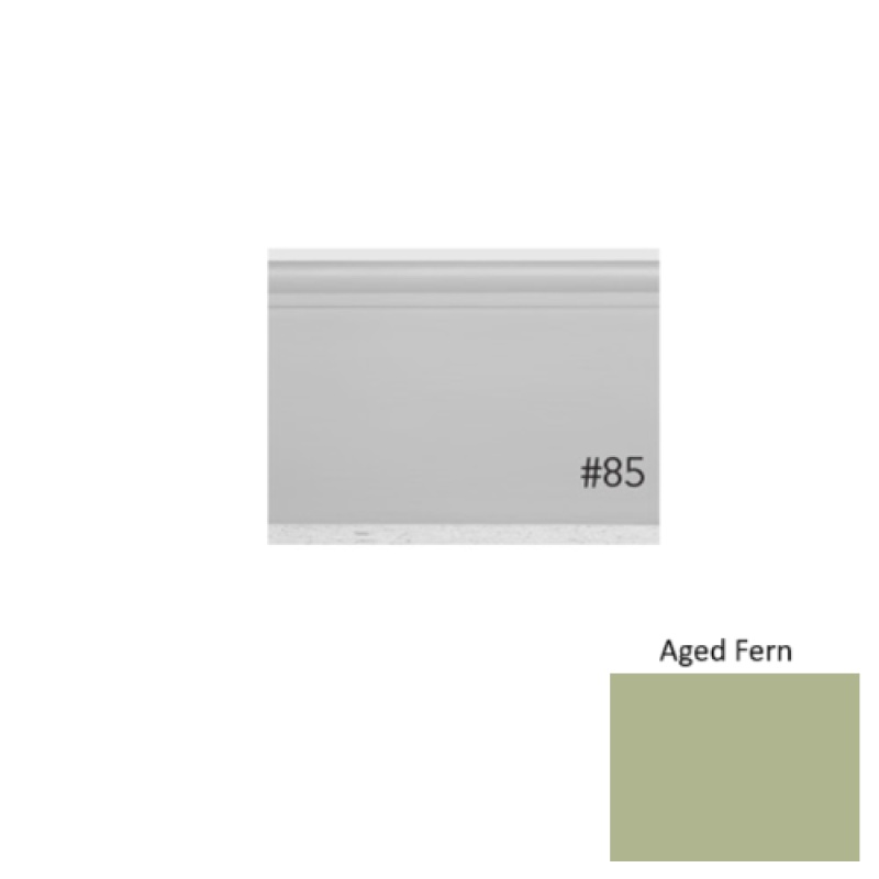 Pinnacle Plus #25 Classic Aged Fern Rubber Coil Wall Base