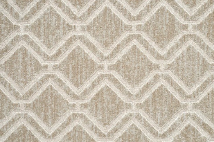 Bristol York Opal Polypropylene & Polysilk Carpet - Pattern