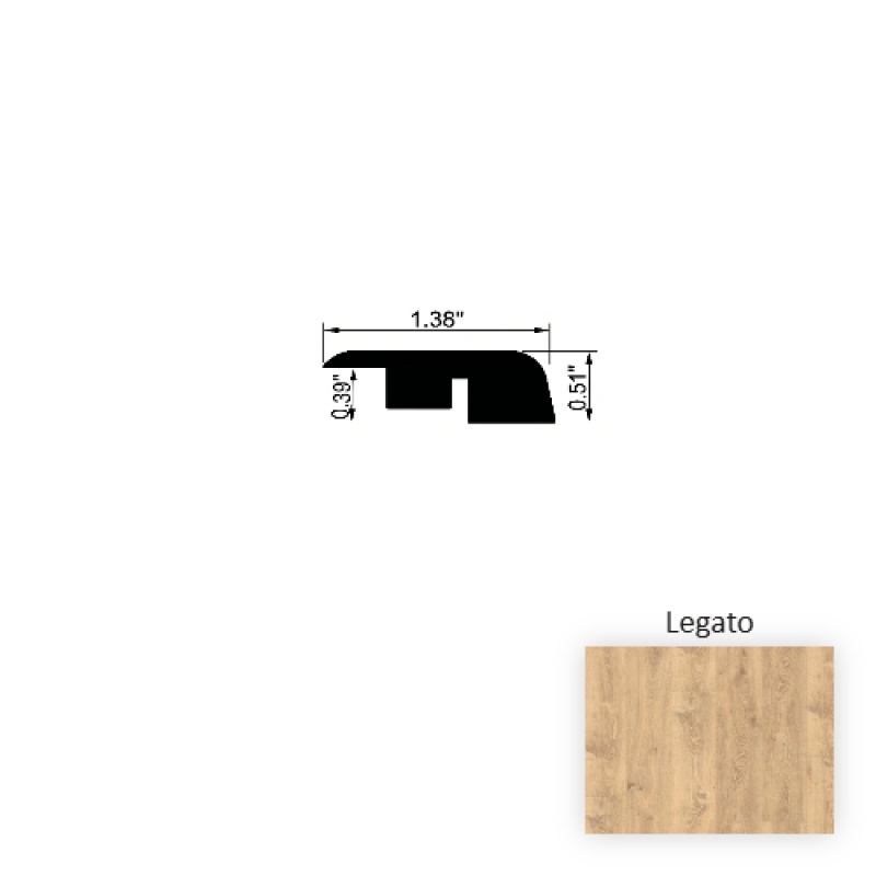 Crescendo Legato Laminate End Cap Trim