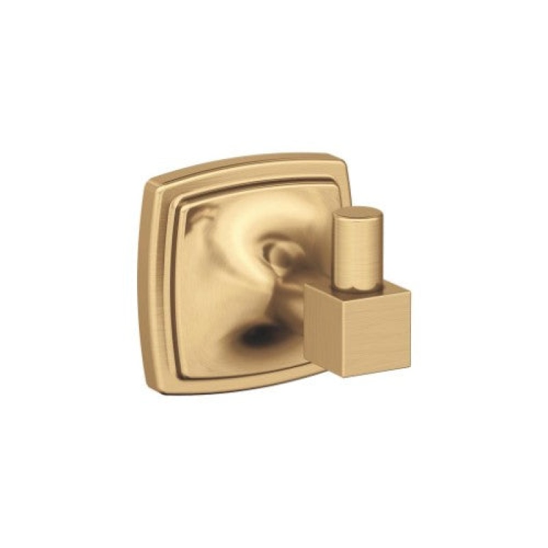 Stature Zinc Single Prong Robe Hook - Champagne Bronze - 1 3/8" (35 Mm) Length
