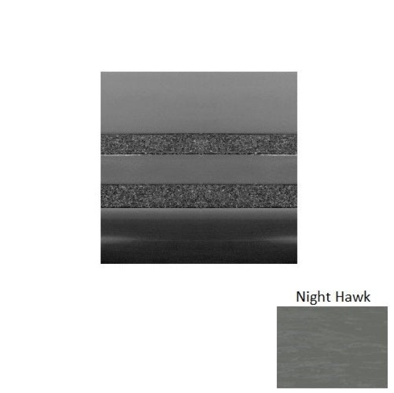 Marbleized Night Hawk Smooth Rubber Stair Tread