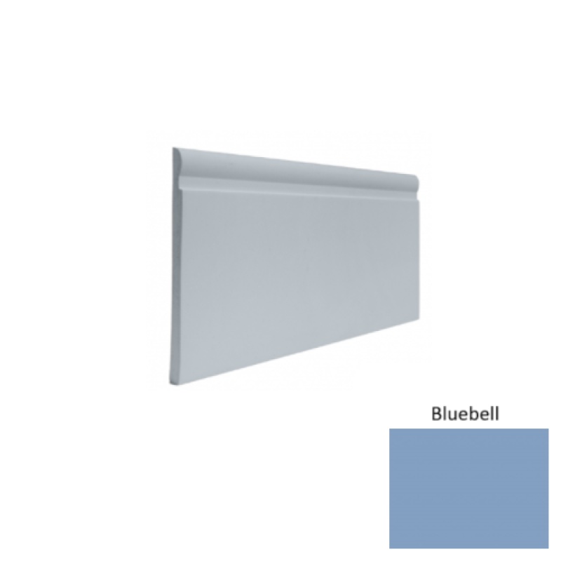 Contours #85 Fashion Bluebell Rubber Profiled Wall Base - Satin