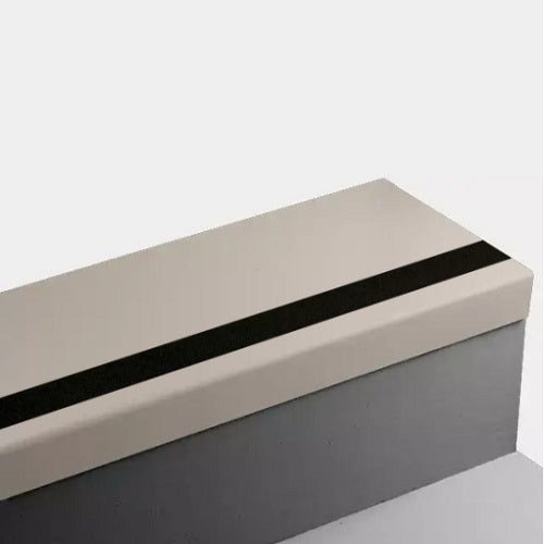Johnsonite Beige Hammered Rubber Stair Tread