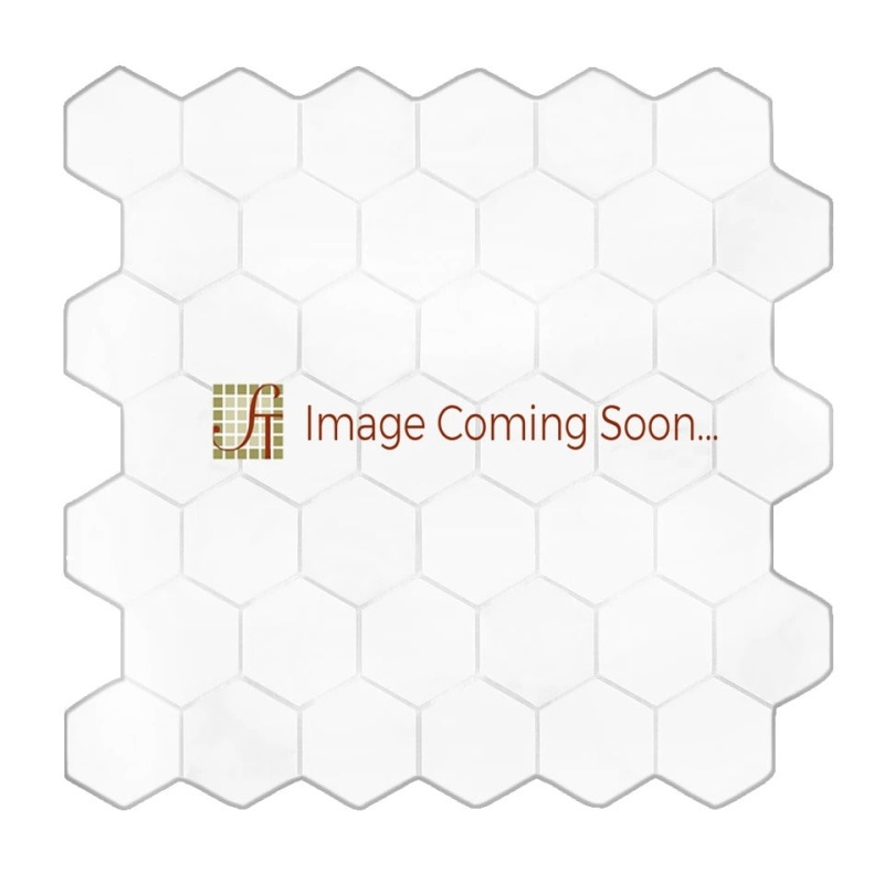 Eden Dolomite Porcelain Mosaic - 2" X 2" Hexagon - Matte