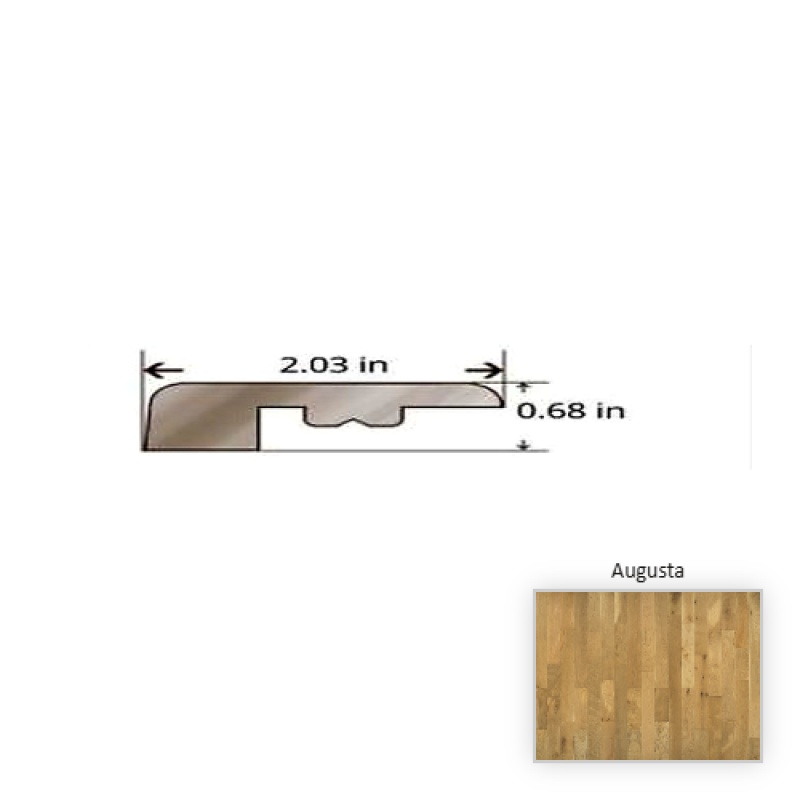 Crestline Solid Oak Augusta Hardwood Moulding / Trim - 84.25" Threshold - Nu Oil