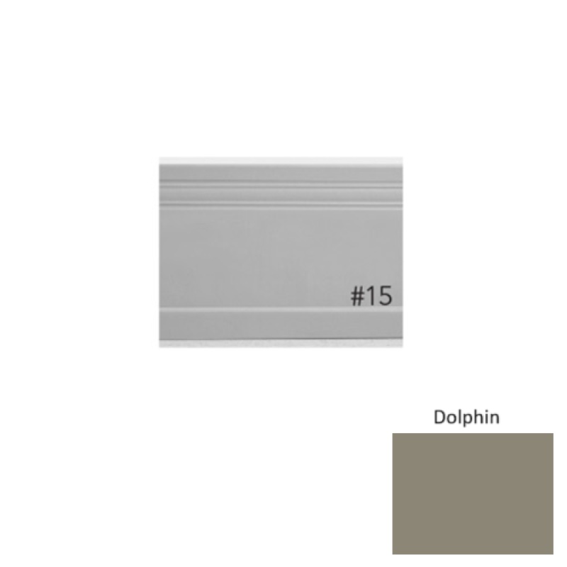 Pinnacle Plus #15 Impluse Dolphin Rubber Coil Wall Base - 5 1/4" X 60 Ft
