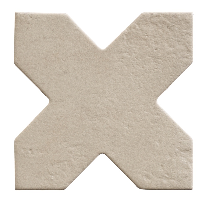 Dove Cross Porcelain Tile - Matte - 6" X 6"