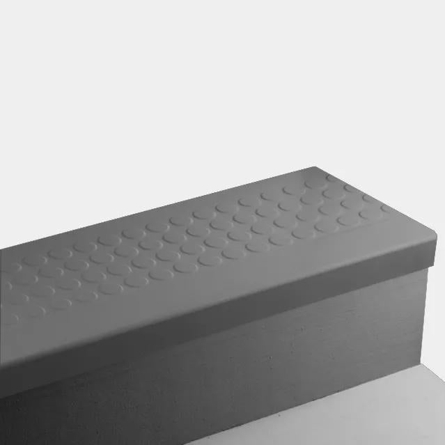 Johnsonite Dark Brown Raised Round Rubber Moulding Trim