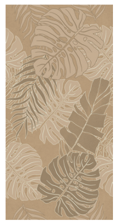 Fibre Stare Jungle Havana Face B Ceramic Tile - Matte - 24" X 48"