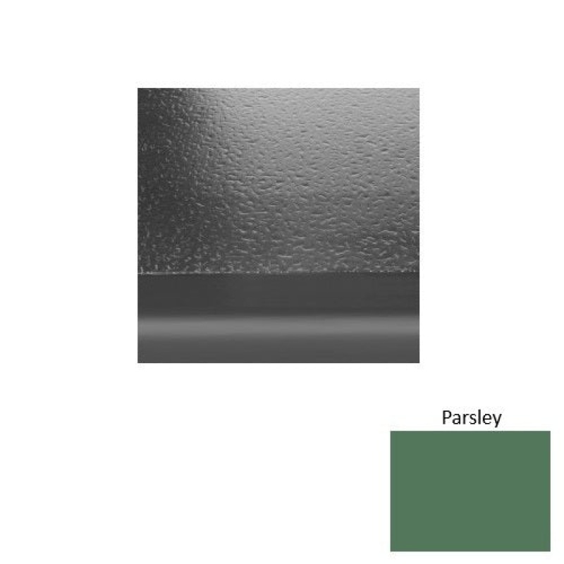 Solid 95 Parsley Hammered Rubber (Sq) Stair Tread With Riser - Hammered